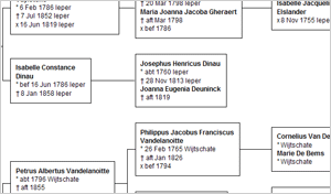 simple ancestor chart